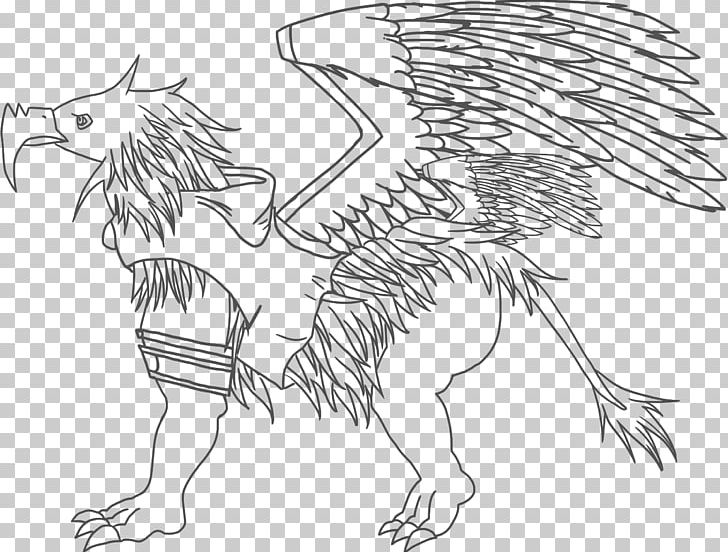 Line Art Griffin PNG, Clipart, Architecture, Art, Artwork, Beak, Black And White Free PNG Download