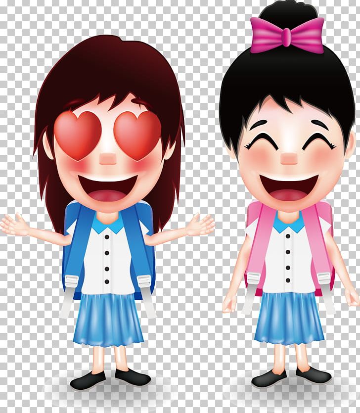 Student Cartoon School Illustration PNG, Clipart, Anime Girl, Baby Girl,  Bac, Boy, Cartoon Characters Free PNG