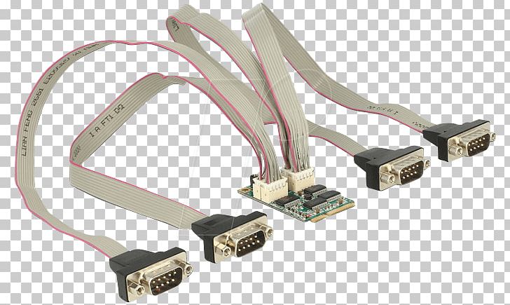 Serial Cable PCI Express Mini PCI RS-232 Serial Port PNG, Clipart, 4 X, Cable, Conventional Pci, Data Transfer Cable, Digital Visual Interface Free PNG Download