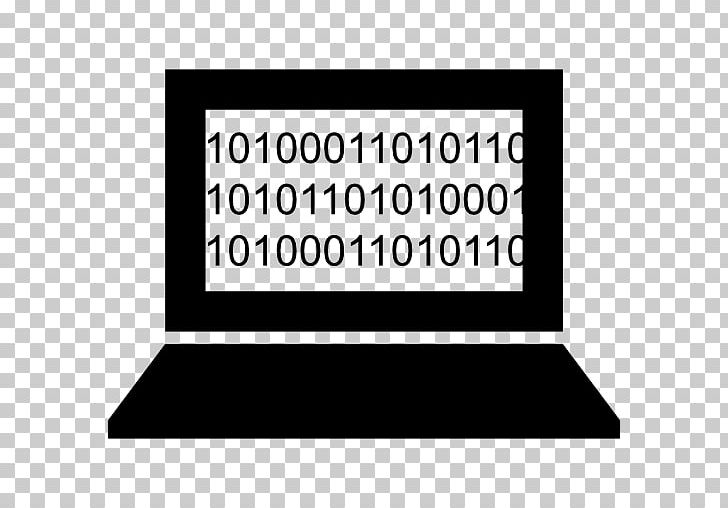 Binary Code Laptop Computer Icons Encapsulated PostScript PNG, Clipart, Angle, Area, Binary File, Binary Number, Black And White Free PNG Download
