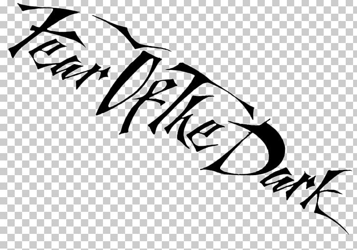 Line Art Fear Of The Dark Font PNG, Clipart, Area, Arm, Art, Artwork, Black Free PNG Download
