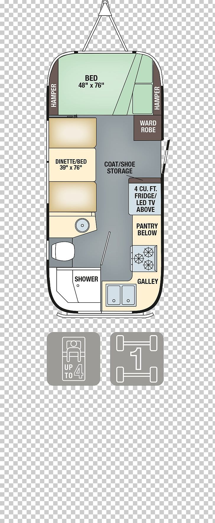 Floor Plan Airstream Campervans Caravan Vehicle Png Clipart