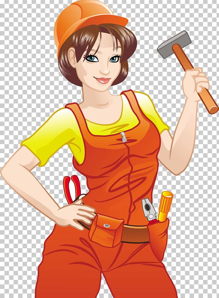 Cartoon Construction Worker Architectural Engineering Illustration PNG, Clipart, Arm, Art, Baby Girl, Banco De Imagens, Boy Cartoon Free PNG Download