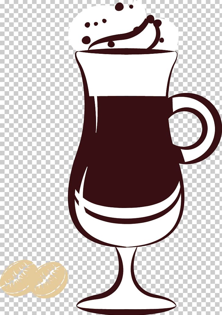 Latte Coffee Cappuccino Caffxe8 Mocha PNG, Clipart, Beans, Beans, Cartoon, Coffee, Coffee Shop Free PNG Download