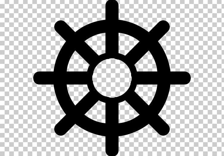 Dharmachakra Buddhist Symbolism Buddhism And Hinduism PNG, Clipart, Area, Black And White, Boat, Buddhism, Buddhism And Hinduism Free PNG Download