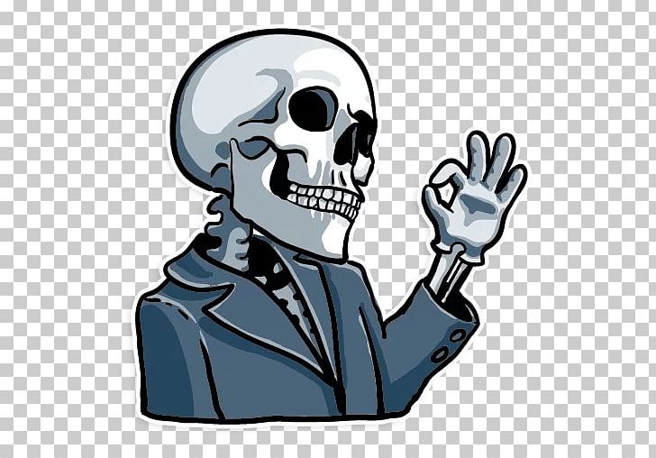 Sticker Skull Telegram Skeleton Thepix PNG, Clipart, Android, Bone, Communication, Emoji, Fantasy Free PNG Download
