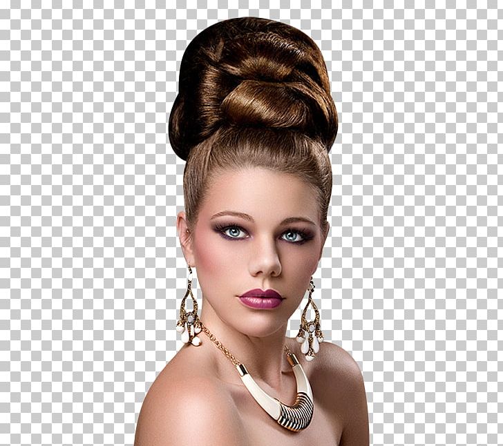 Hairstyle Bouffant Fashion Updo PNG, Clipart, Barrette, Beauty, Bouffant, Brown Hair, Bun Free PNG Download