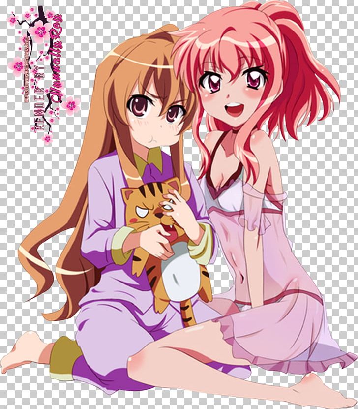 Louise Taiga Aisaka Clannad The Familiar Of Zero Toradora! PNG, Clipart, Anime, Artwork, Brown Hair, Cartoon, Clannad Free PNG Download