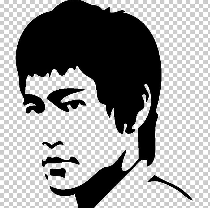 Stencil Wall Decal Painting Art Drawing PNG, Clipart, Affter Effects, Art, Black, Black And White, Bruce Lee Free PNG Download