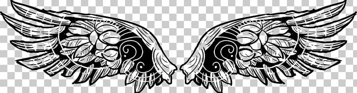 Tattoo Body Art Angel Body Piercing Demon PNG, Clipart, Angel, Angel Wing, Beak, Bird, Black Free PNG Download