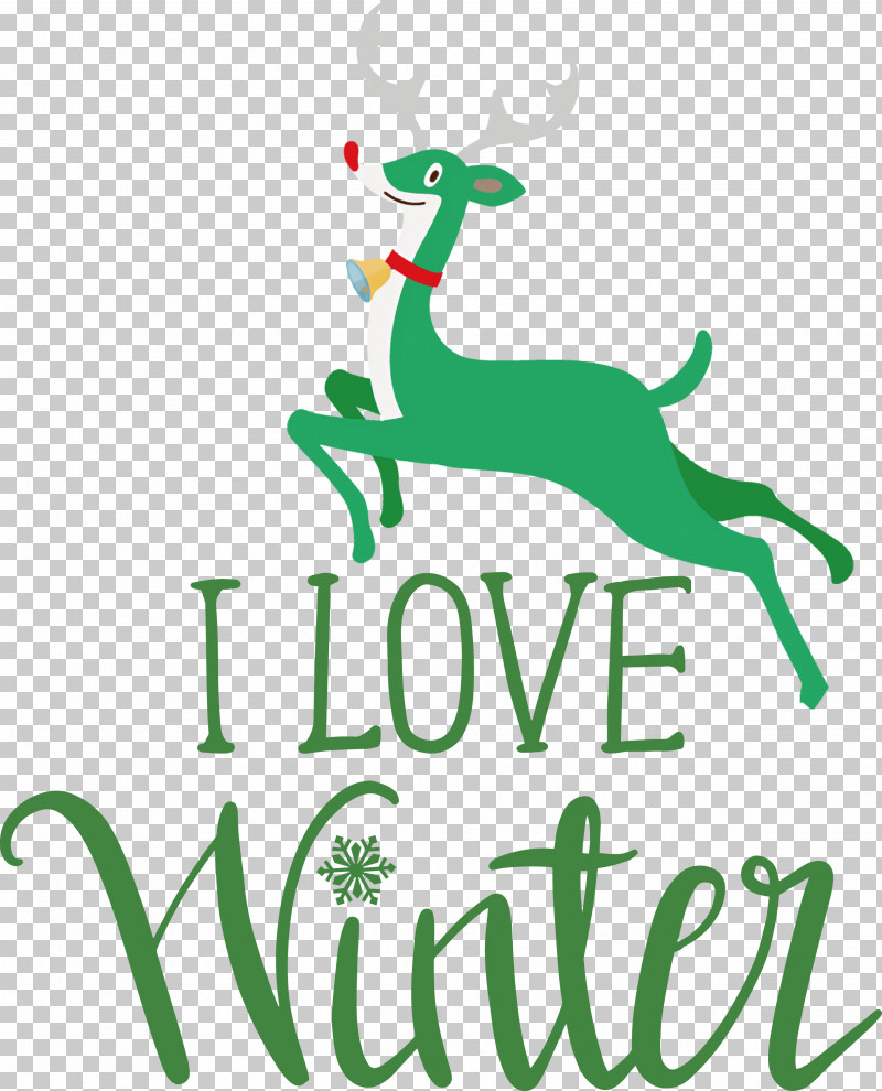 I Love Winter Winter PNG, Clipart, Antler, Deer, I Love Winter, Line, Logo Free PNG Download