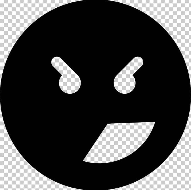 Emoticon Computer Icons Smiley PNG, Clipart, Anger, Angry Face, Area, Black And White, Circle Free PNG Download