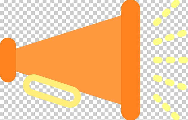 Megaphone Yellow Material Font PNG, Clipart, Angle, Cartoon, Electronics, Line, Material Free PNG Download