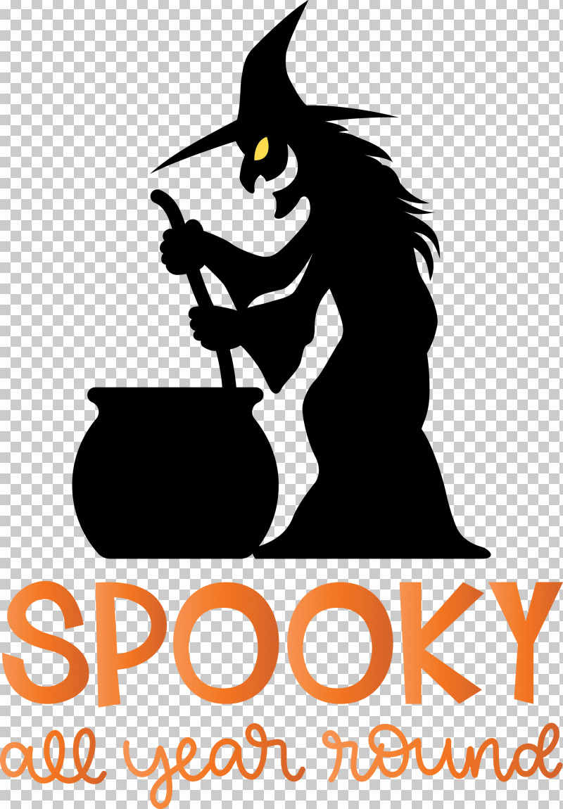 Spooky Halloween PNG, Clipart, Black And White, Cartoon, Cat, Character, Halloween Free PNG Download