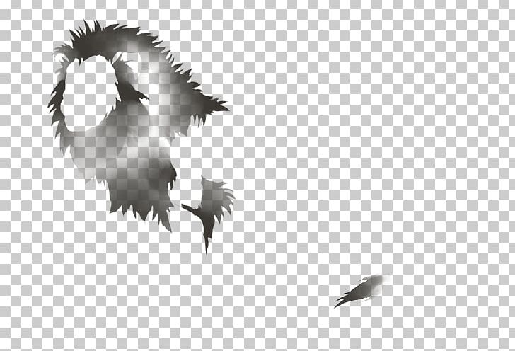 Lion /m/02csf Feather Zero-point Energy Oolong PNG, Clipart, Animals, Artwork, Beak, Bird, Black And White Free PNG Download