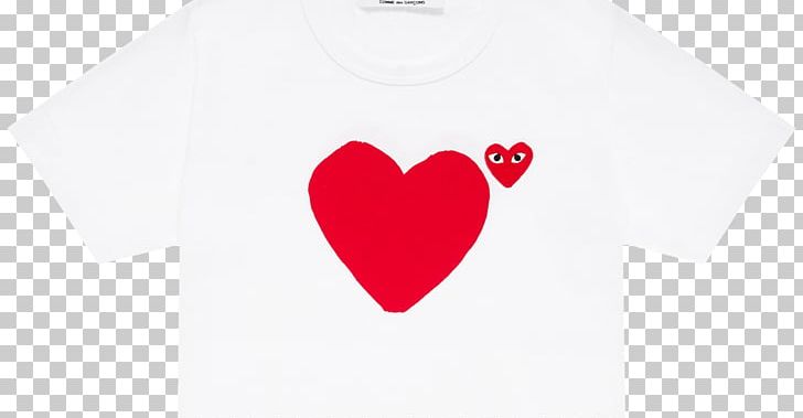 T-shirt Heart Logo Sleeve Font PNG, Clipart, Brand, Clothing, Comme Des Garcons, Heart, Logo Free PNG Download