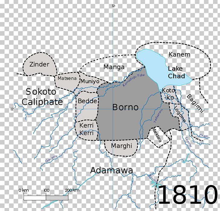 Kanem–Bornu Empire Sokoto Caliphate Borno State PNG, Clipart, Africa, Angle, Area, Borno State, Chad Free PNG Download