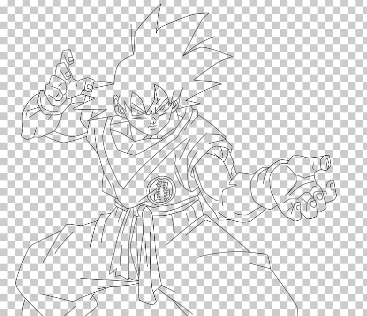Goku Line Art Drawing Sketch PNG, Clipart, Angle, Anime, Arm, Art, Artist Free PNG Download