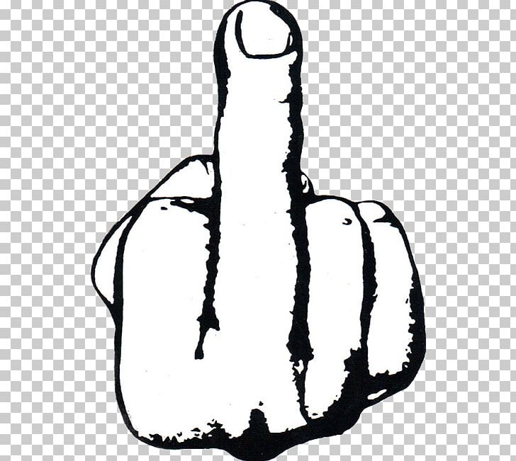 Middle Finger PNG, Clipart, Artwork, Black And White, Bone, Clip, Decal Free PNG Download