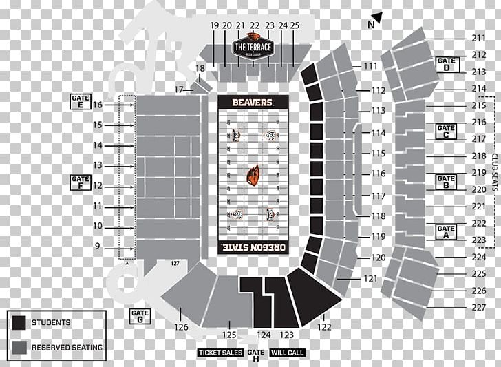 Reser Stadium Gill Coliseum Oregon State Beavers Football Goss Stadium At Coleman Field Sports Venue PNG, Clipart, Angle, Area, Building, Diagram, Elevation Free PNG Download