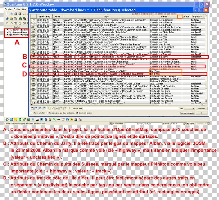 Web Page QGIS OpenStreetMap Computer Software Geographic Information System PNG, Clipart, Area, Computer Software, Data, Database, Document Free PNG Download