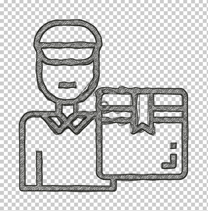 Logistic Icon Delivery Man Icon Courier Icon PNG, Clipart, Coloring Book, Courier Icon, Delivery Man Icon, Line, Line Art Free PNG Download