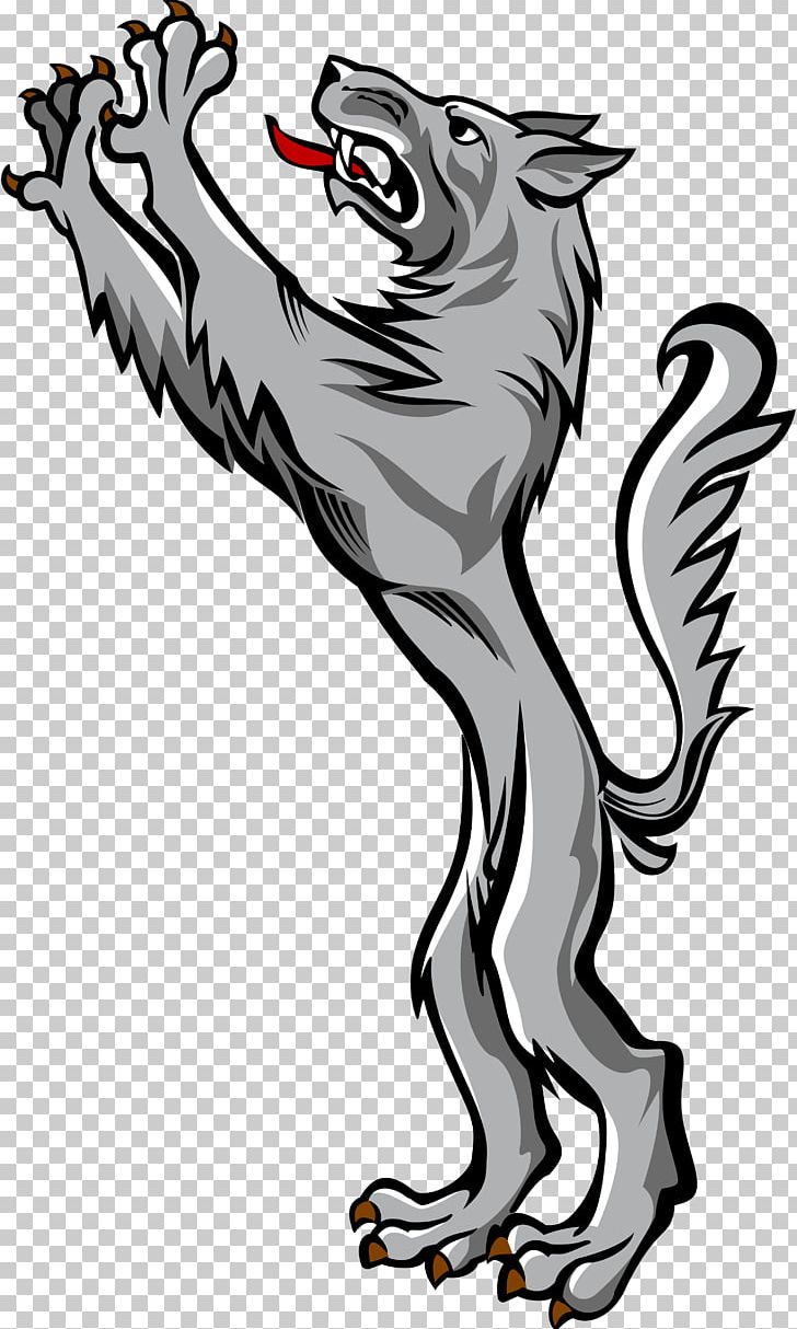 Arctic Wolf Coat Of Arms Crest Wolves In Heraldry PNG, Clipart, Animals, Black And White, Carnivoran, Cat Like Mammal, Dog Like Mammal Free PNG Download