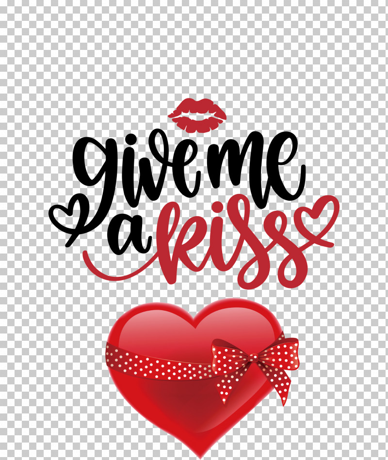 Give Me A Kiss Valentines Day Love PNG, Clipart, Heart, Kiss, Logo, Love, M095 Free PNG Download
