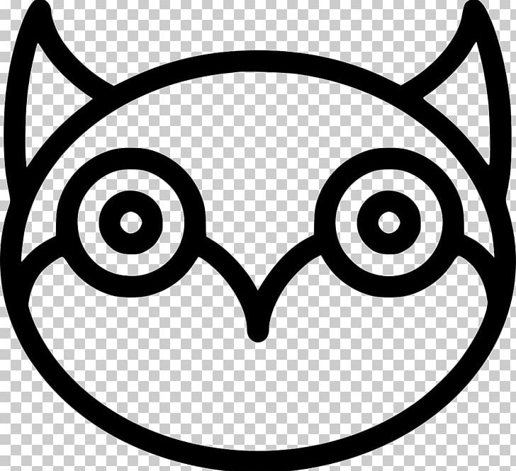 Computer Icons Owl Smiley PNG, Clipart, Animals, Beak, Bird, Black, Black And White Free PNG Download