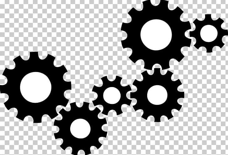 Gear PNG, Clipart, Art, Bicycle Part, Black, Black And White, Circle Free PNG Download