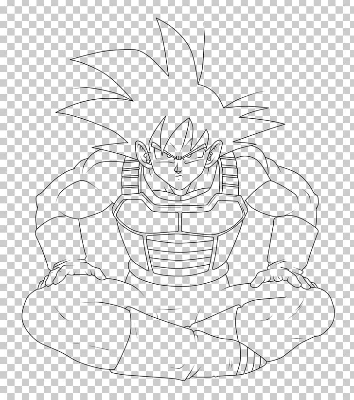 Goku Vegeta Gohan Super Saiya Saiyan PNG, Clipart, Arm, Artwork, Black, Black And White, Cartoon Free PNG Download