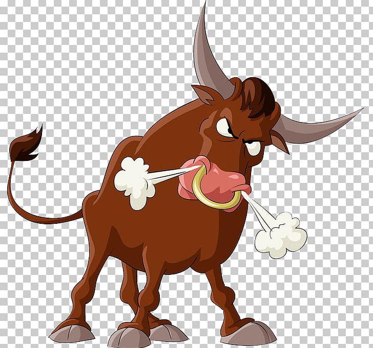Bull Cattle Cartoon Illustration PNG, Clipart, Animals, Bull, Bullfighting, Bulls, Carnivoran Free PNG Download