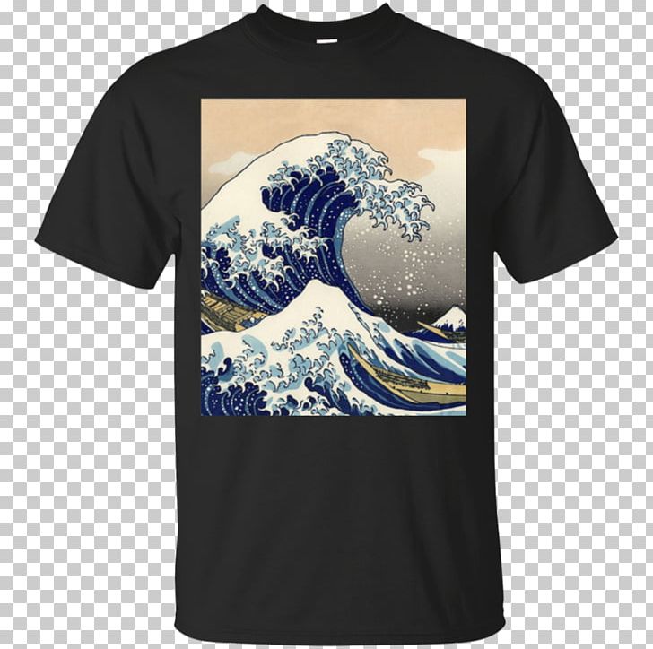 The Great Wave Off Kanagawa Japan Ukiyo-e Painting Printmaking PNG, Clipart, Active Shirt, Art, Blue, Brand, Canvas Free PNG Download