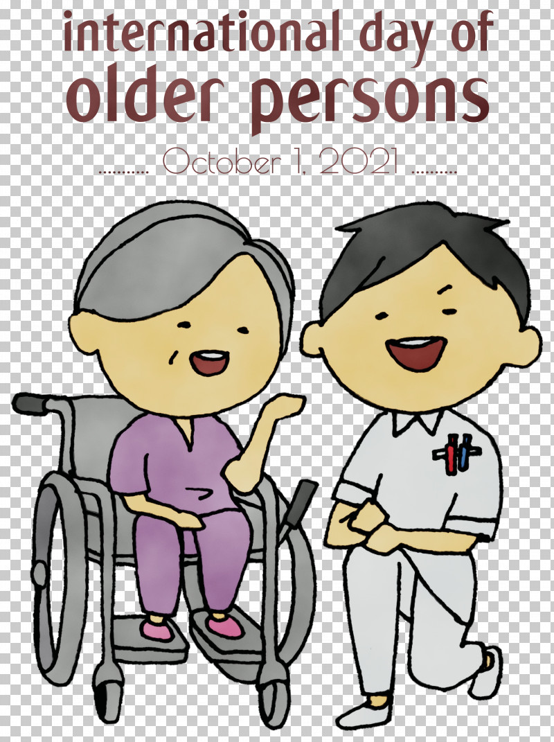 Cartoon Text Meter Patient PNG, Clipart, Ageing, Cartoon, Grandparents, International Day For Older Persons, Meter Free PNG Download
