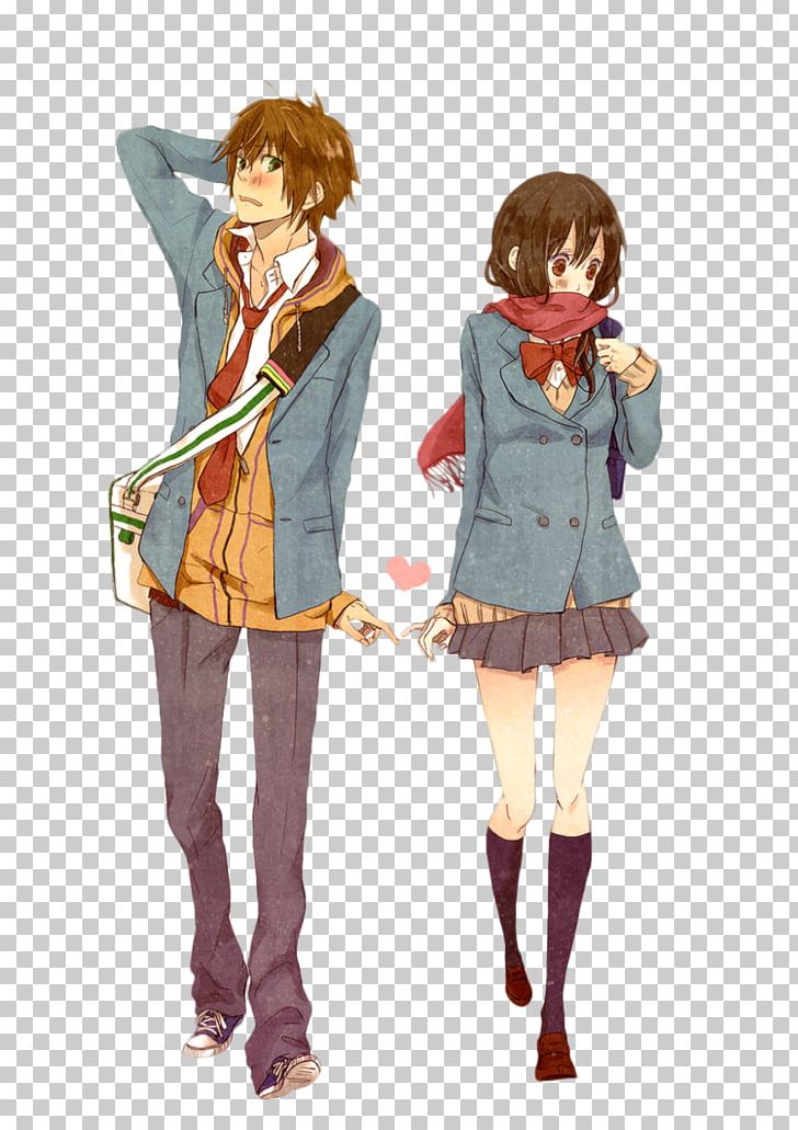 Anime Drawing Manga Couple PNG, Clipart, Anime, Art, Boy, Cartoon, Clothing Free PNG Download