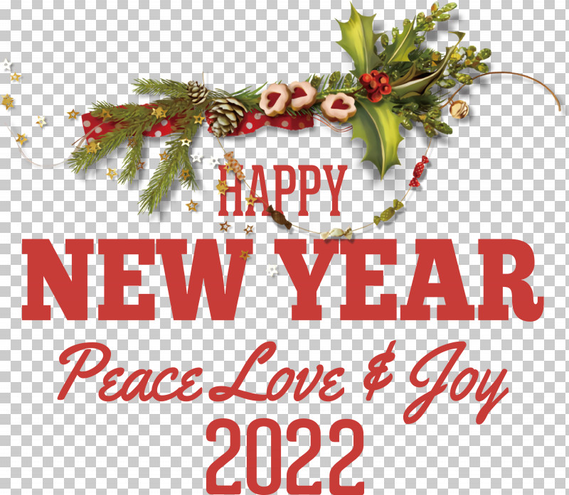 Happy New Year 2022 2022 New Year PNG, Clipart, Bauble, Branching, Christmas Day, Christmas Tree, Conifers Free PNG Download