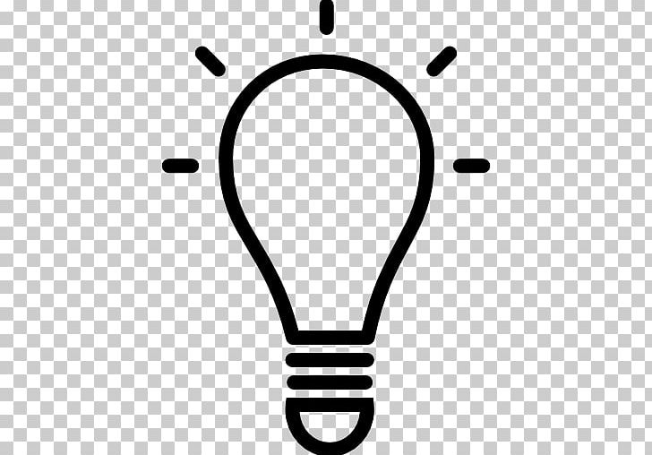 Incandescent Light Bulb Computer Icons PNG, Clipart, Black, Black And White, Brand, Bulb, Circle Free PNG Download