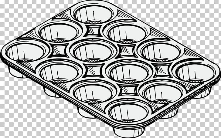 Muffin Tin Cupcake PNG, Clipart, Angle, Baking, Biscuits, Black And White, Bread Free PNG Download