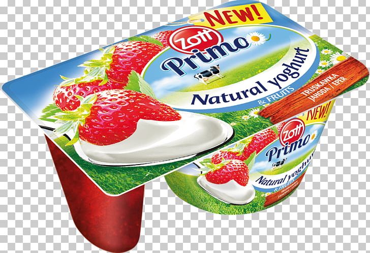 Milk Zott Yoghurt Food Strawberry PNG, Clipart, Cream, Creme Fraiche, Cuisine, Dairy Product, Dairy Products Free PNG Download