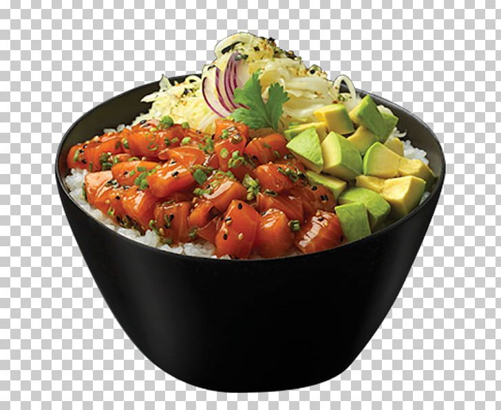 Poke Vegetarian Cuisine Sushi Salmon Teriyaki PNG, Clipart, Asian Food, Bowl, Cuisine, Dish, Food Free PNG Download