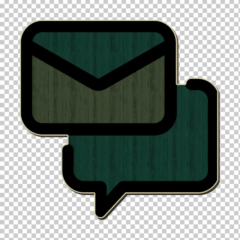 email icon green square