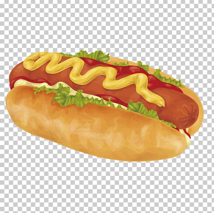 Hot Dog Hamburger Sausage French Fries Cuisine Of The United States PNG, Clipart, American Food, Banh Mi, Cheeseburger, Dogs, Food Free PNG Download