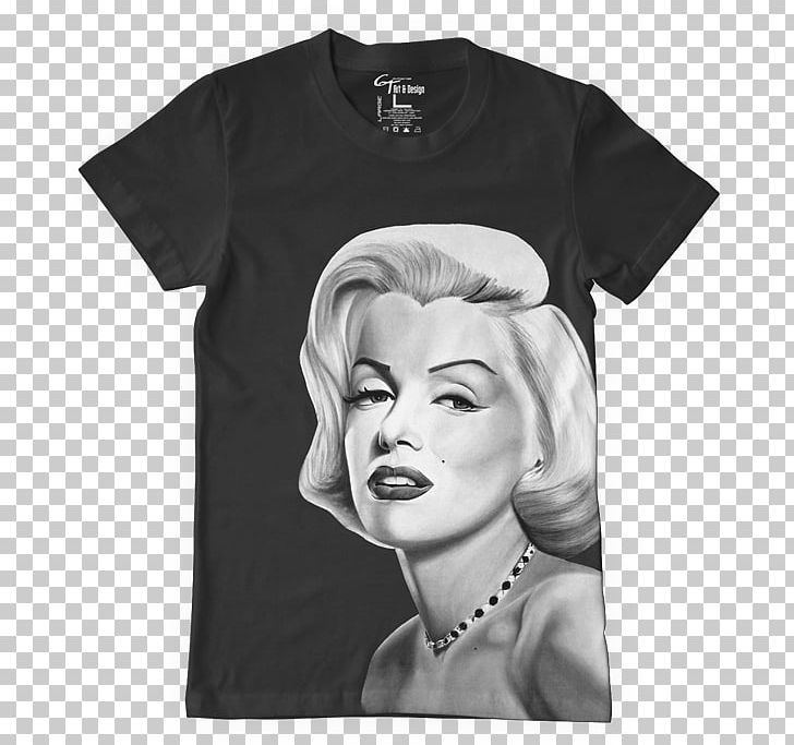 Marilyn Monroe T-shirt Woman Sleeve PNG, Clipart, Andy Warhol, Black, Black And White, Celebrities, Clothing Free PNG Download