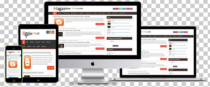 Web Development Responsive Web Design Web Template System PNG, Clipart, Brand, Business, Communication, Electronics, Fashion Magazine Free PNG Download