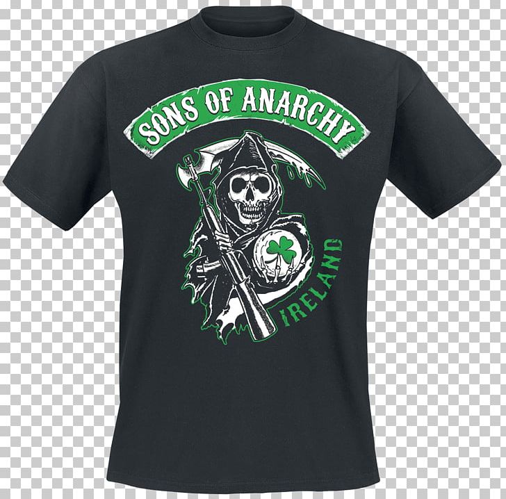Jax Teller T-shirt Charming Death Ireland PNG, Clipart, Active Shirt, Anarchy, Black, Brand, Charlie Hunnam Free PNG Download