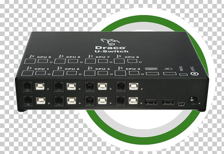 KVM Switches Network Switch Electronics Accessory Ethernet Hub PNG, Clipart, Amplifier, Aud, Computer, Computer Mouse, Electronic Component Free PNG Download