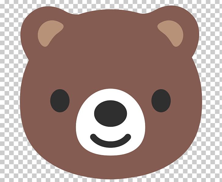 Bear Emoji Android Noto Fonts PNG, Clipart, Android, Android Nougat, Android Version History, Animals, Bear Free PNG Download