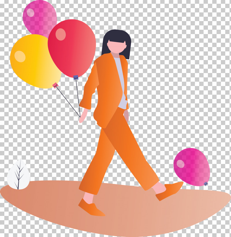 Party Partying Happy Feeling PNG, Clipart, Balloon, Cartoon, Happy Feeling, Orange, Party Free PNG Download