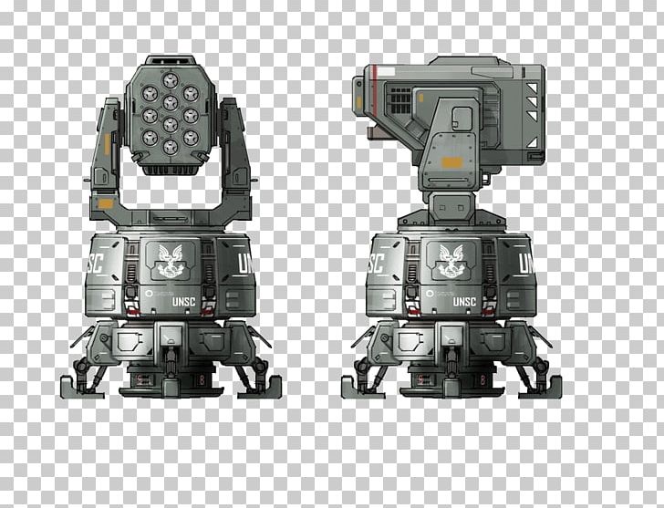 Halo: Reach Missile Turret Weapon Gun Turret PNG, Clipart, Concept Art, Cute Robot, Development, Drehringlafette, Electronics Free PNG Download