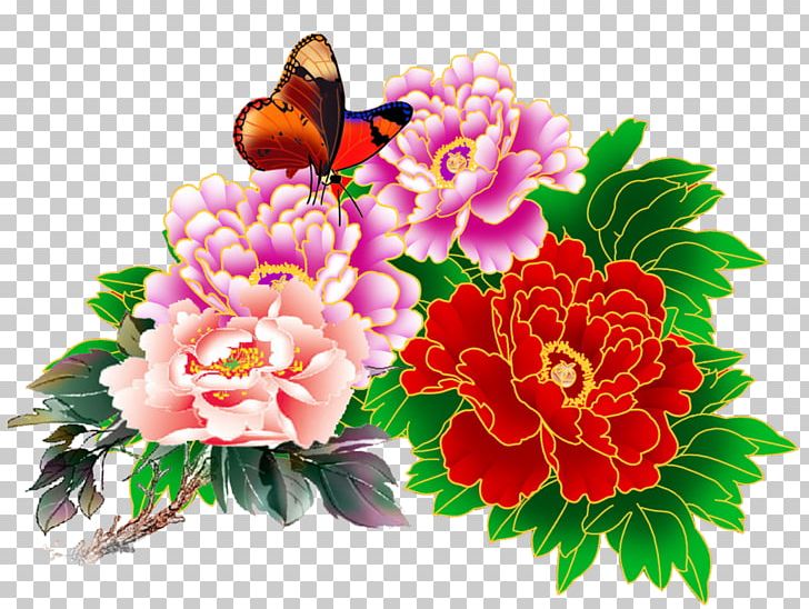 Peony Floral Design Red PNG, Clipart, Annual Plant, Artificial Flower, Bloom, Butterfly, Chrysanths Free PNG Download